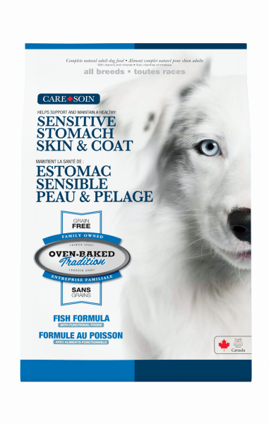 Oven-Baked Tradition All Breeds Skin & Stomach Adult Grain Free Fish Dog Dry Food