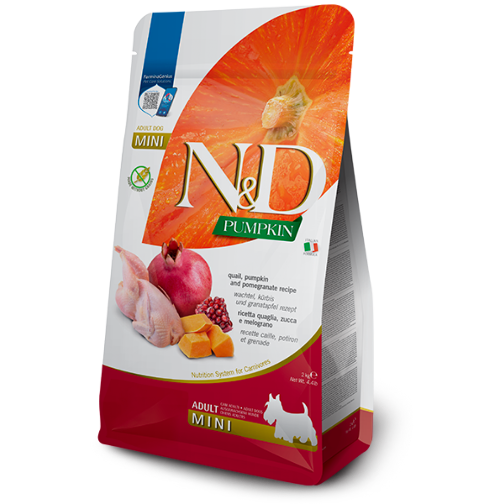 Farmina N&D Pumpkin Quail & Pomegranate Mini Dog Food