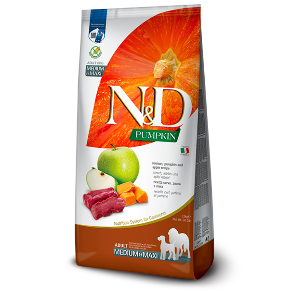 Farmina N&D Pumpkin Venison & Apple Med/Maxi Dog Food