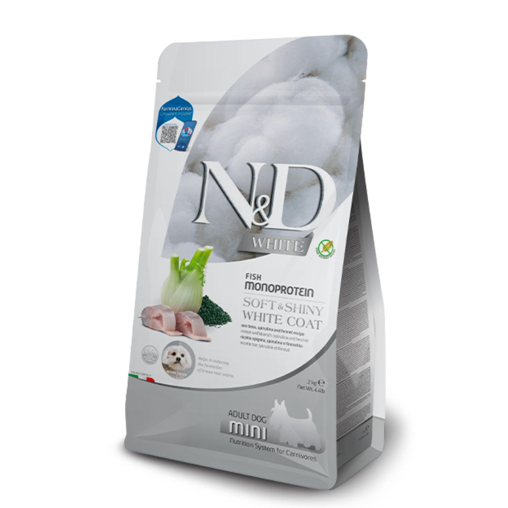 Farmina N&D White Coat Sea Bass, Fennel & Kelp Mini Dog Dry Food