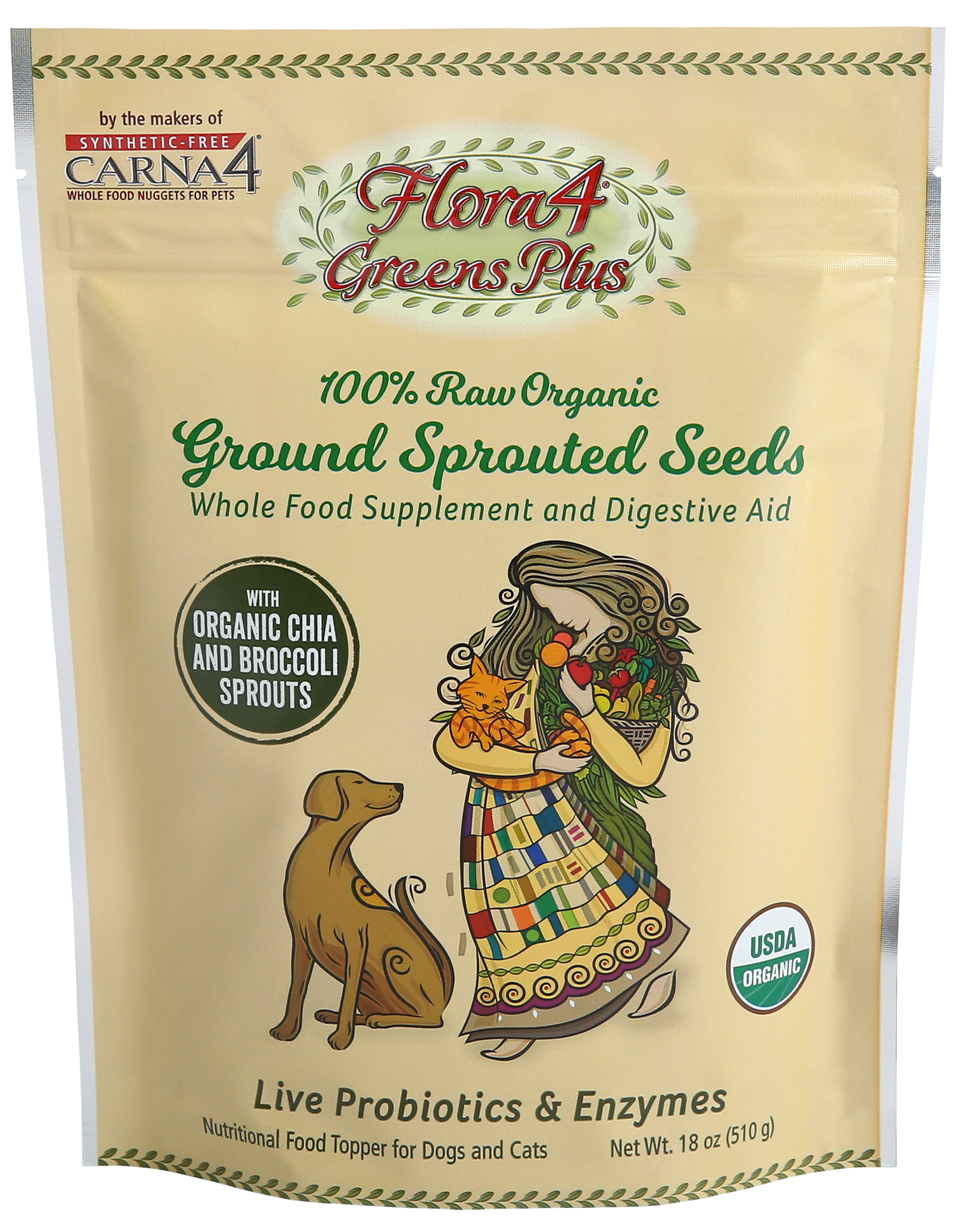 Carna4 Flora4 Seeds Topper Greens Plus