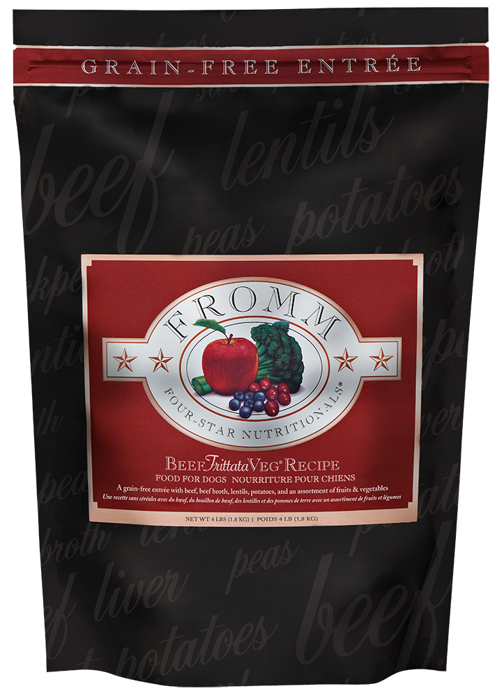 Fromm Four Star Beef Frittata Veg Recipe Grain Free Dog Dry Food