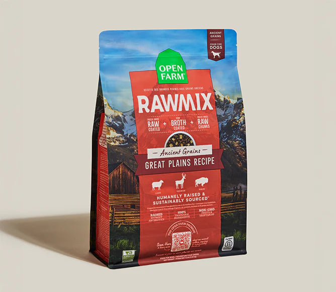 Open Farm Rawmix Ancient Grains Great Plains Dry Dog Food