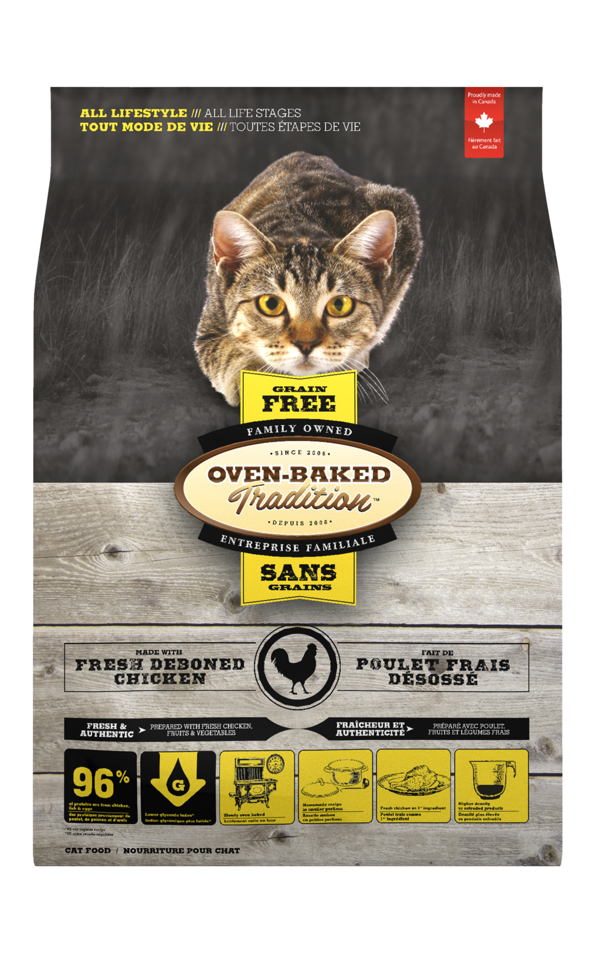 Oven-Baked Tradition Adult Chicken Cat Dry Food