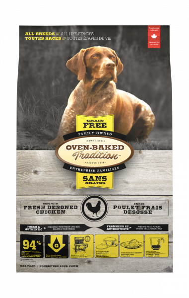 Oven-Baked Tradition All Breed All Life Stages Grain Free Chicken Dog Dry Food