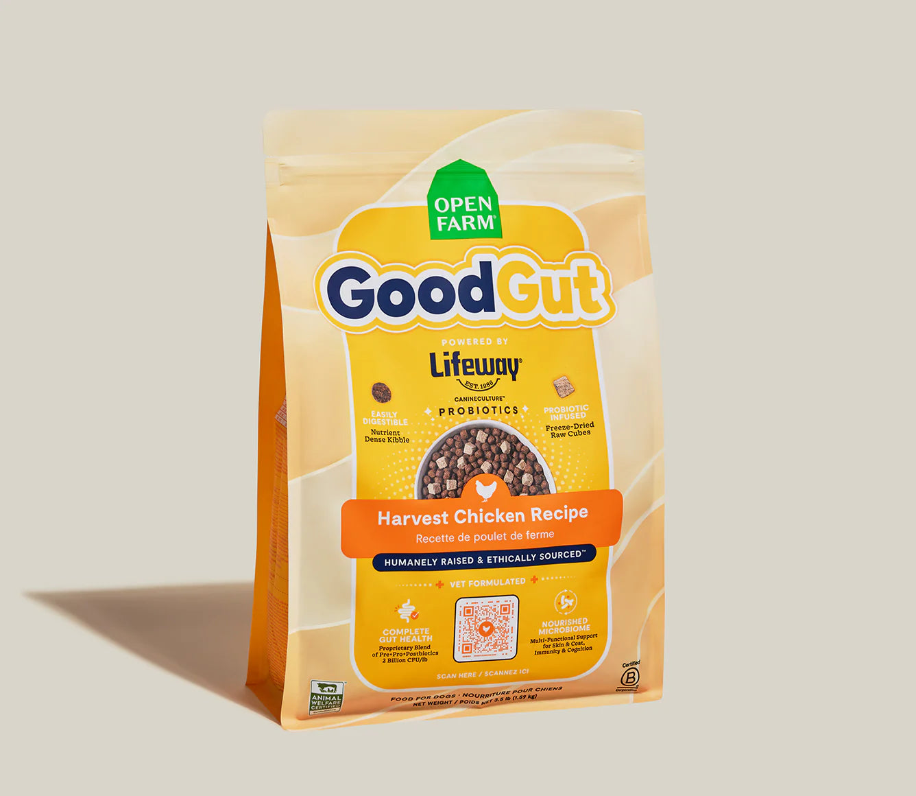Open Farm Goodgut Harvest Chicken Dry Dog Food