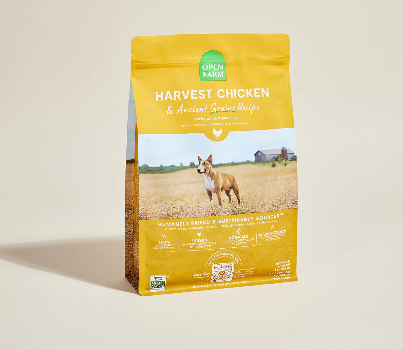 Open Farm Harvest Chicken Ancient Grains Dry Dog Food