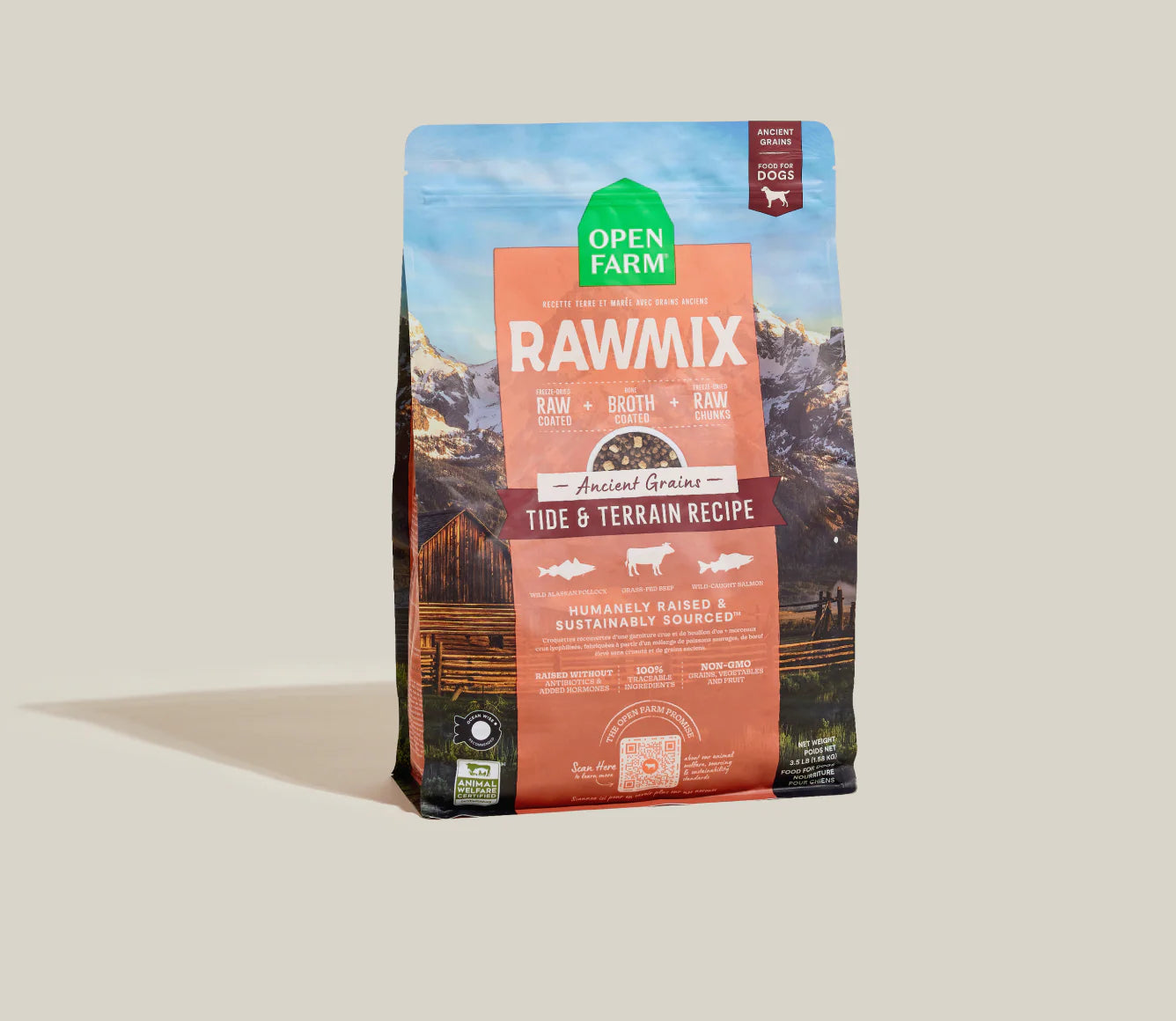 Open Farm Rawmix Ancient Grains Tide & Terrain Dry Dog Food