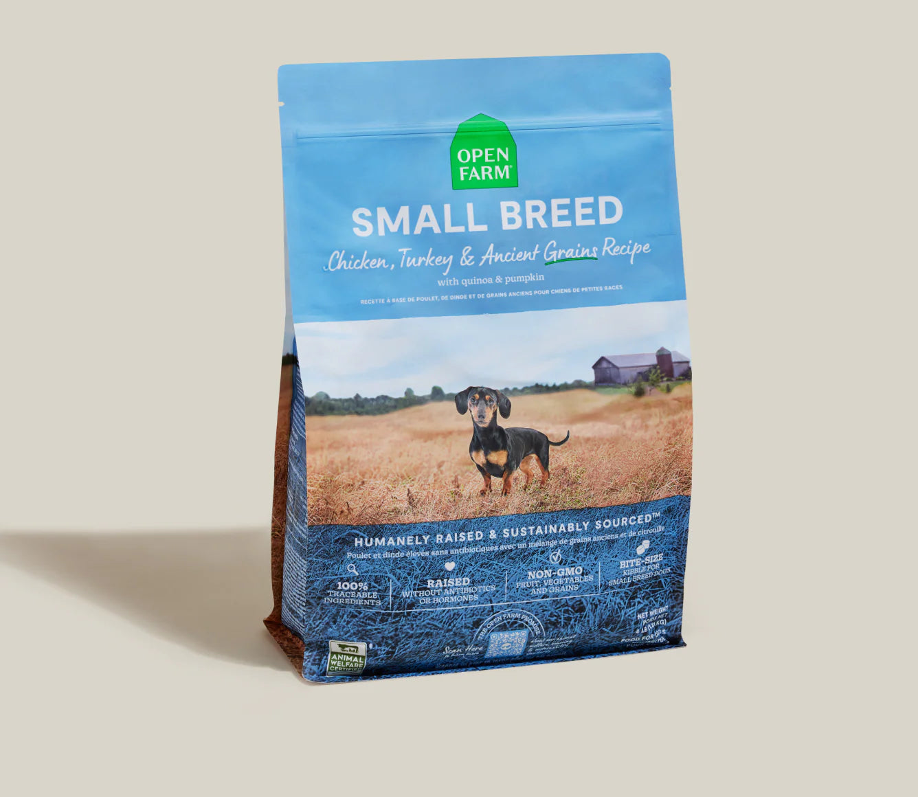 Open Farm Small Breed Recipe Ancient Grains Dry Dog Food
