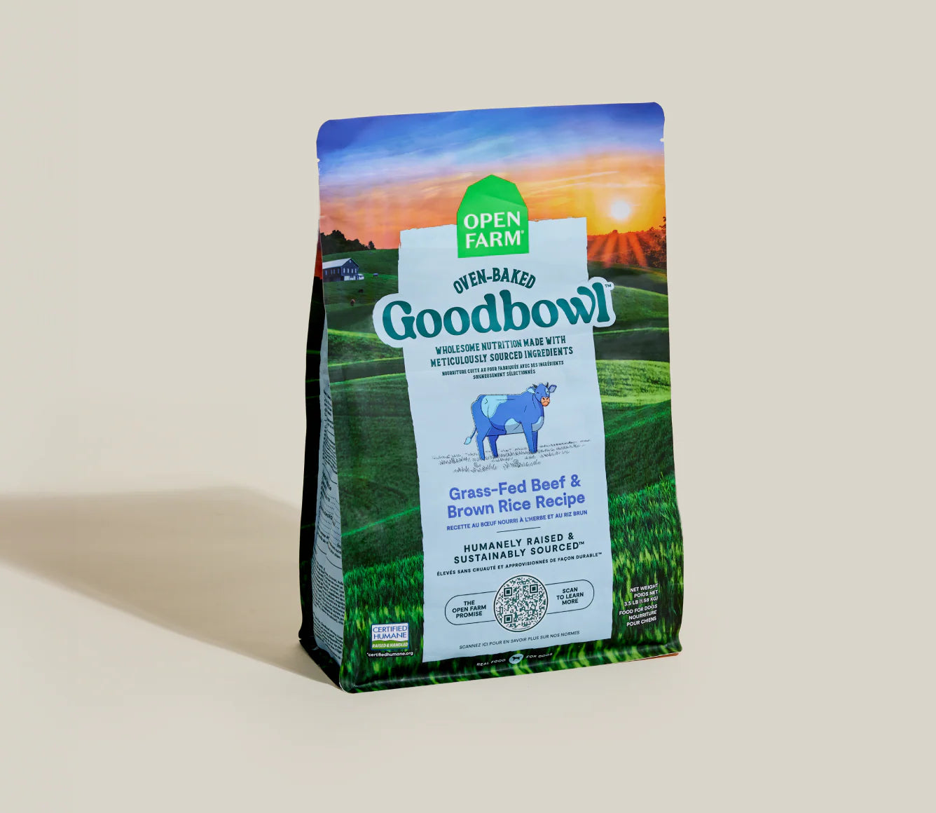 Open Farm Goodbowl Grass-Fed & Brown Rice Recipe Dry Dog Food