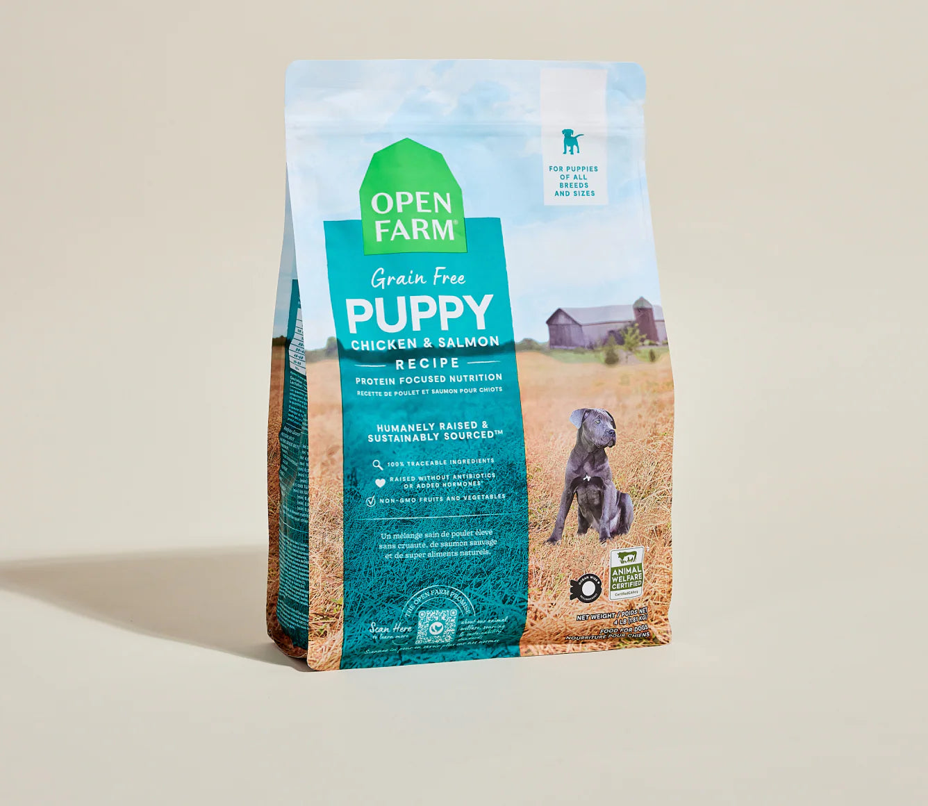 Open Farm Puupy Chicken & Salmon Grain-Free Dry Dog Food