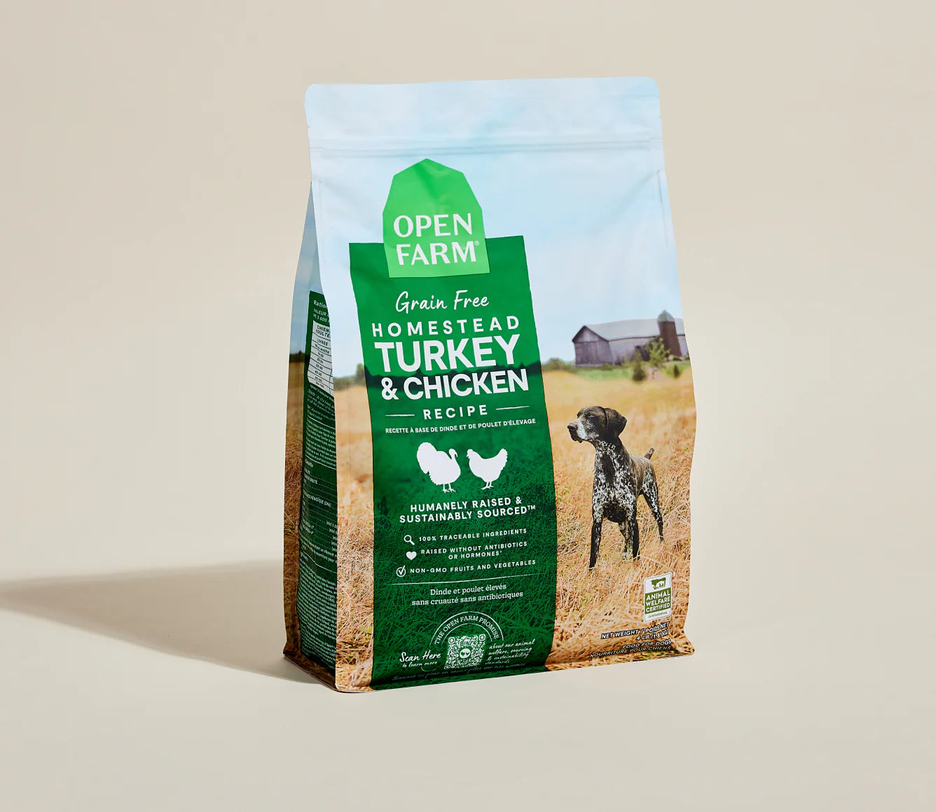 Open Farm Homestead Turkey & Chicken Grain-Free Dry Dog Food