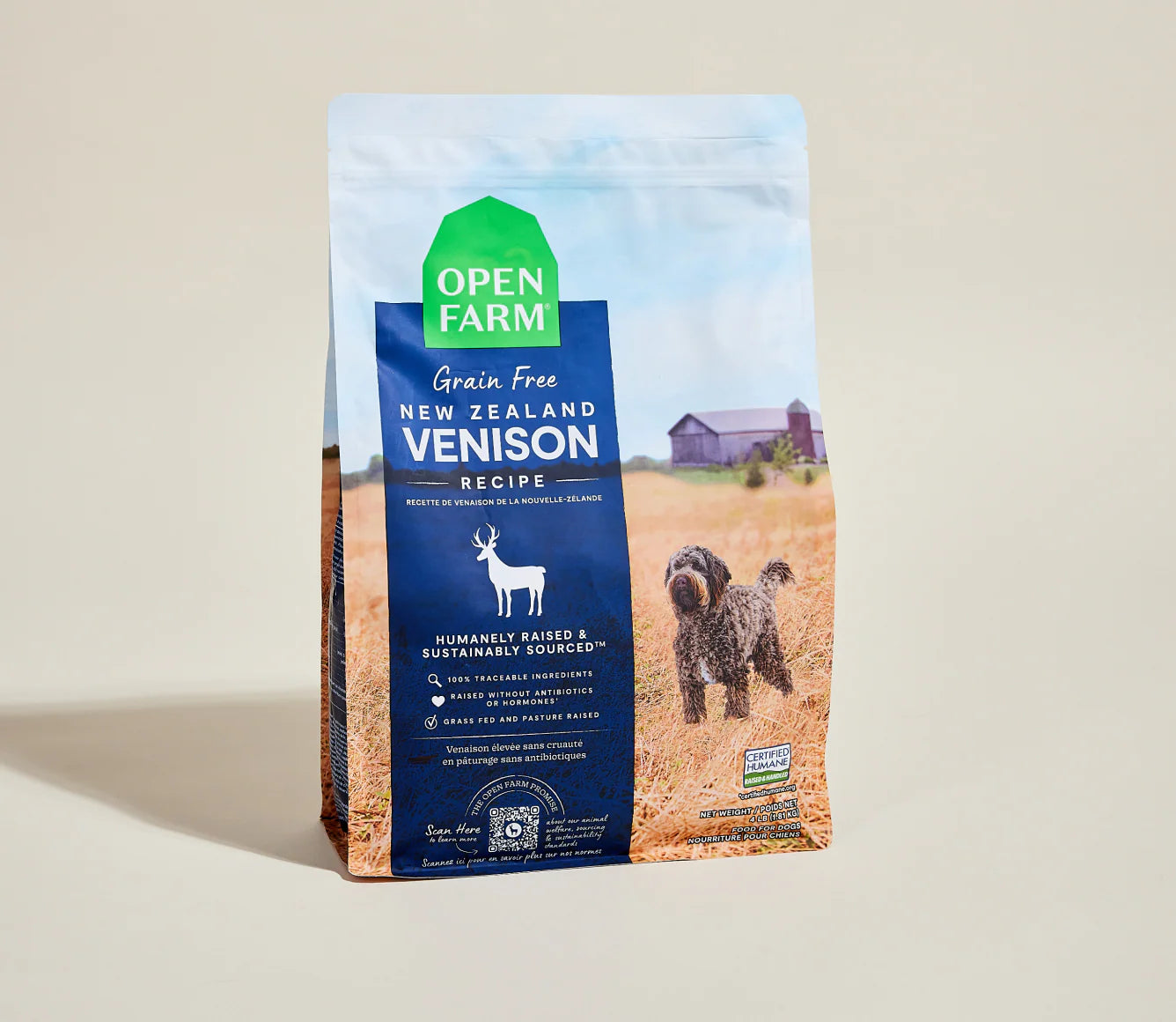 Open Farm New Zealand Venison Grain-Free Dry Dog Food
