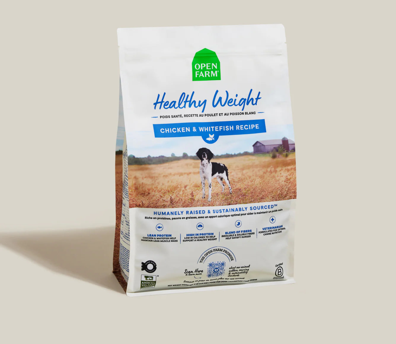 Open Farm Healthy Weight Chicken & Whitefish Dry Dog Food