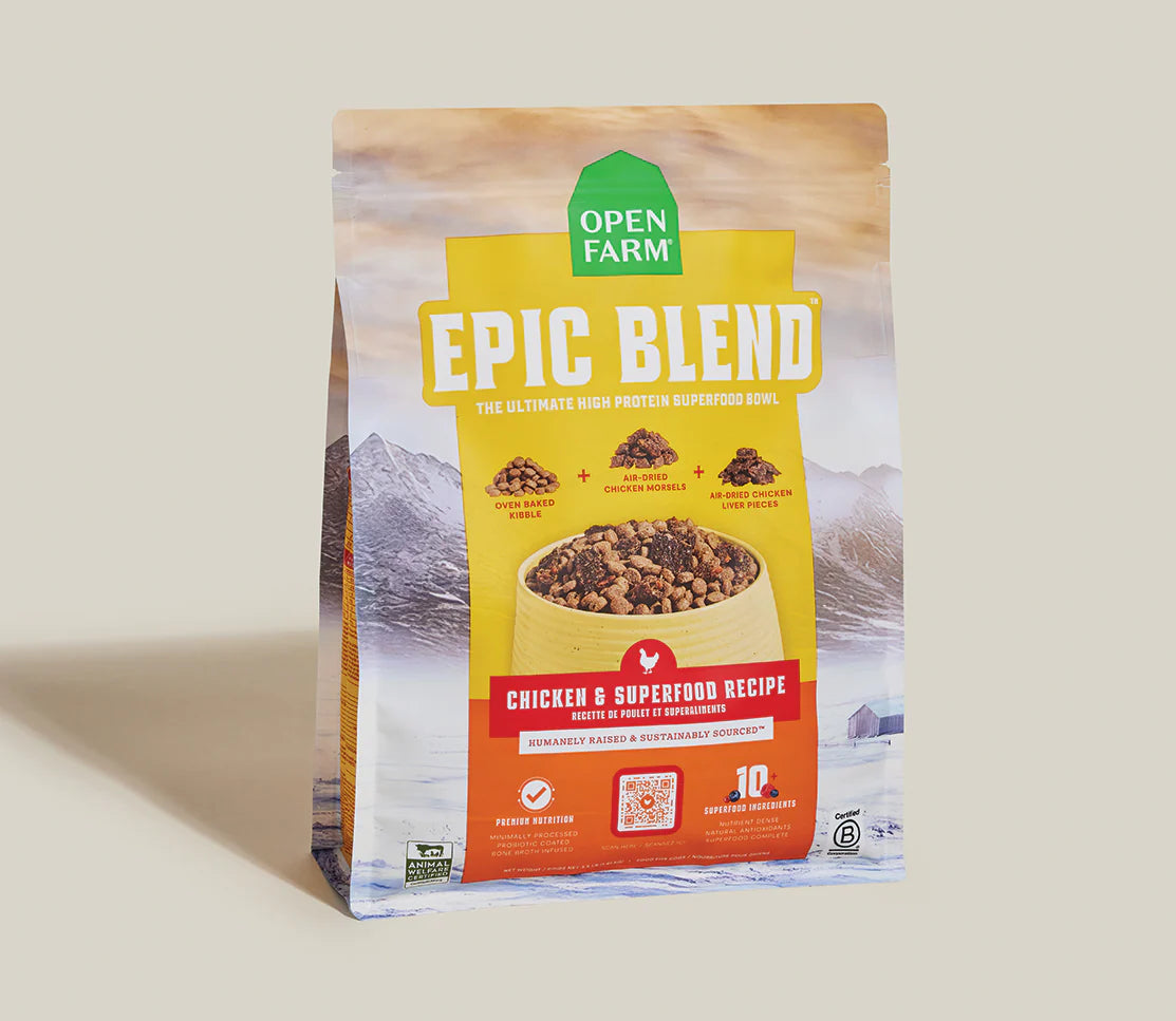 Open Farm Epic Blend With Grain Chicken & Superfood Recipe Dry Dog Food