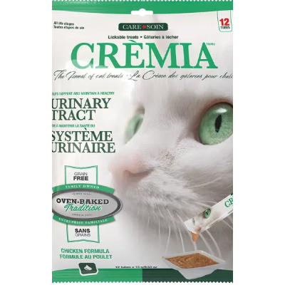 Oven-Baked Tradition Crèmia Lickable Treats Grain-Free Urinary Tract Chicken Cat Treats
