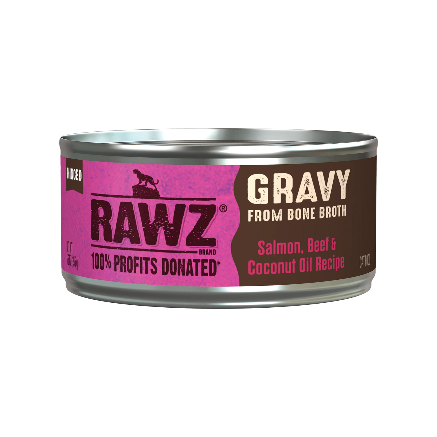 RAWZ Gravy Salmon Beef & Coconut Oil Wet Cat Food