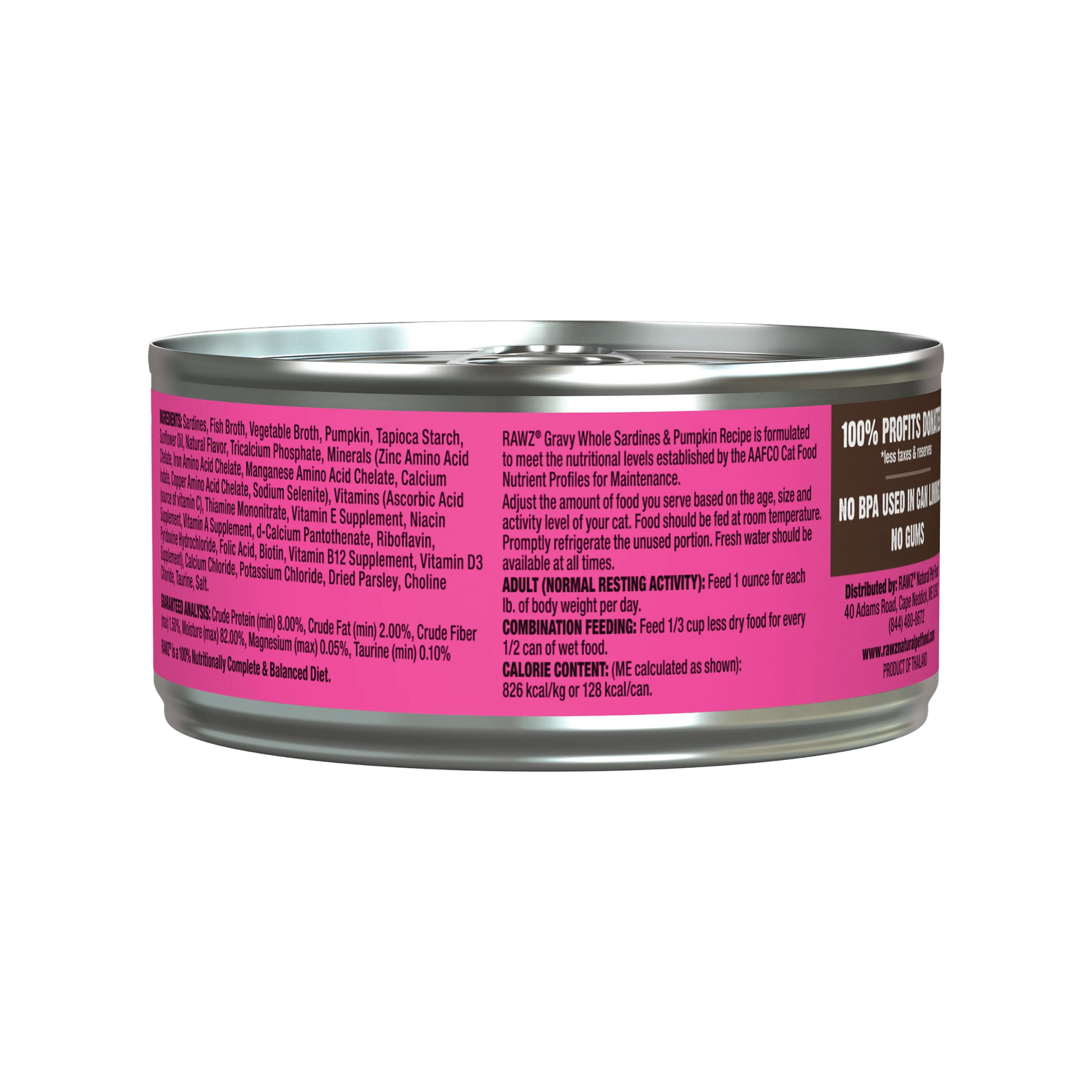 RAWZ Gravy Whole Sardine & Pumpkin Wet Cat Food