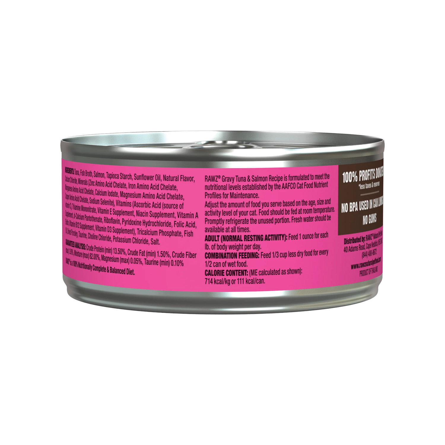 RAWZ Gravy Tuna & Salmon Wet Cat Food