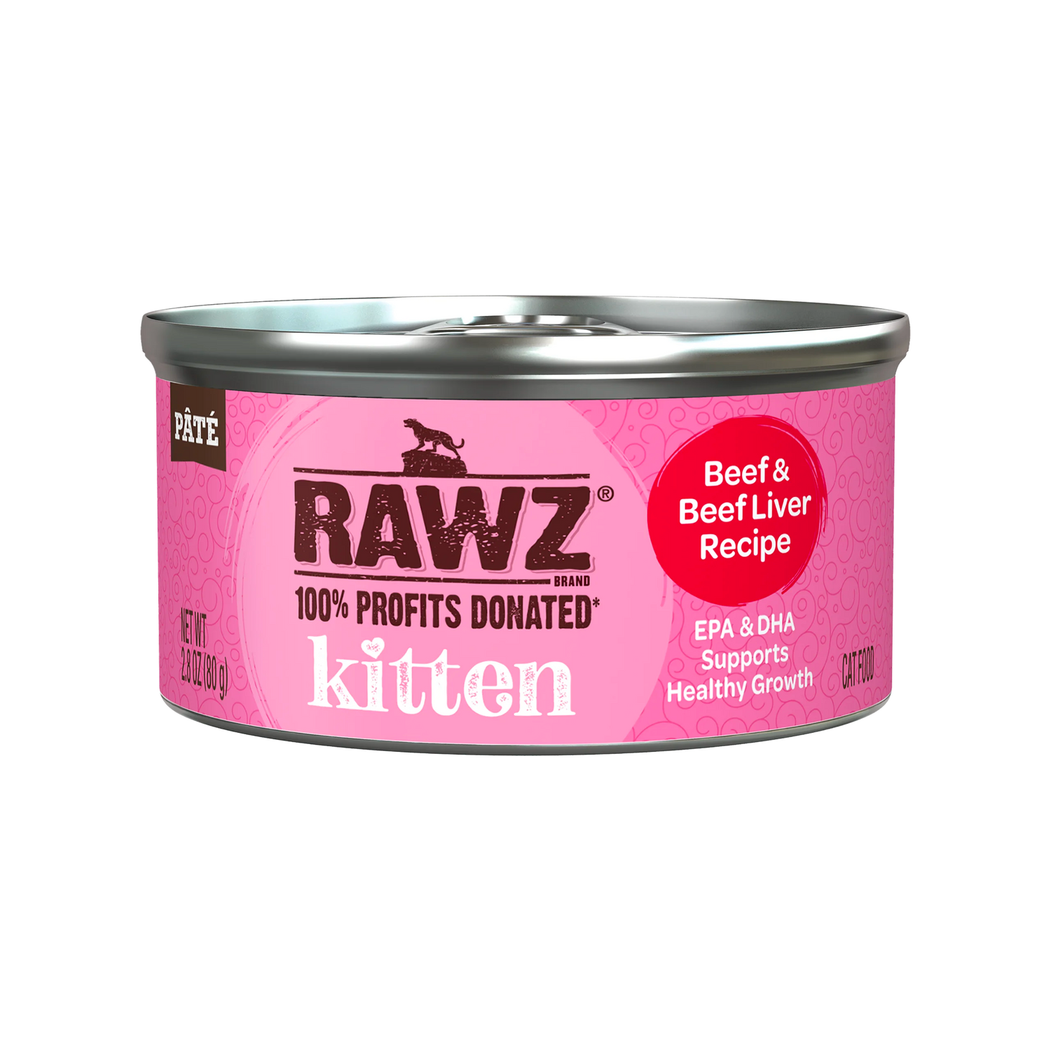 RAWZ Solutions Kitten Beef & Beef Liver Wet Cat Food
