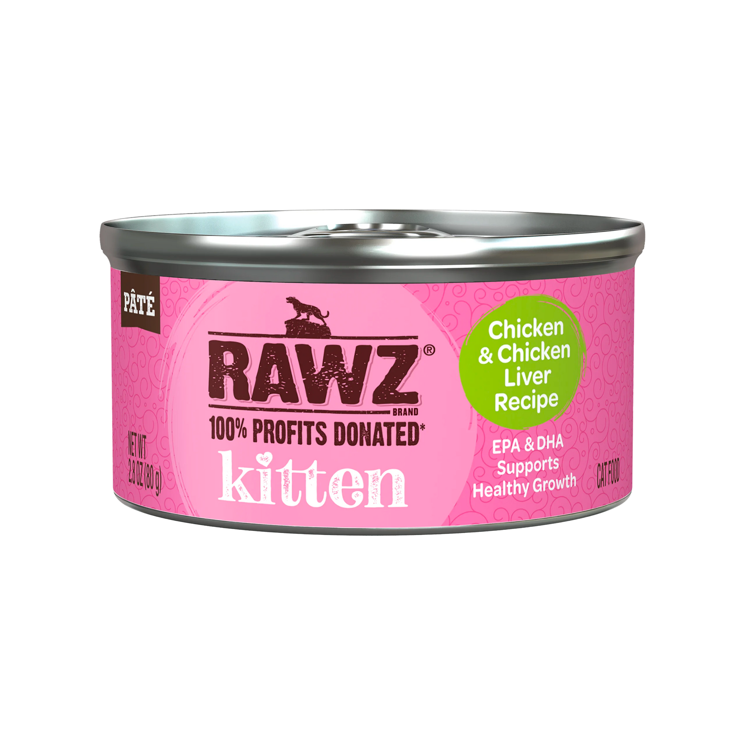 RAWZ Solutions Kitten Chicken & Chicken Liver Wet Cat Food