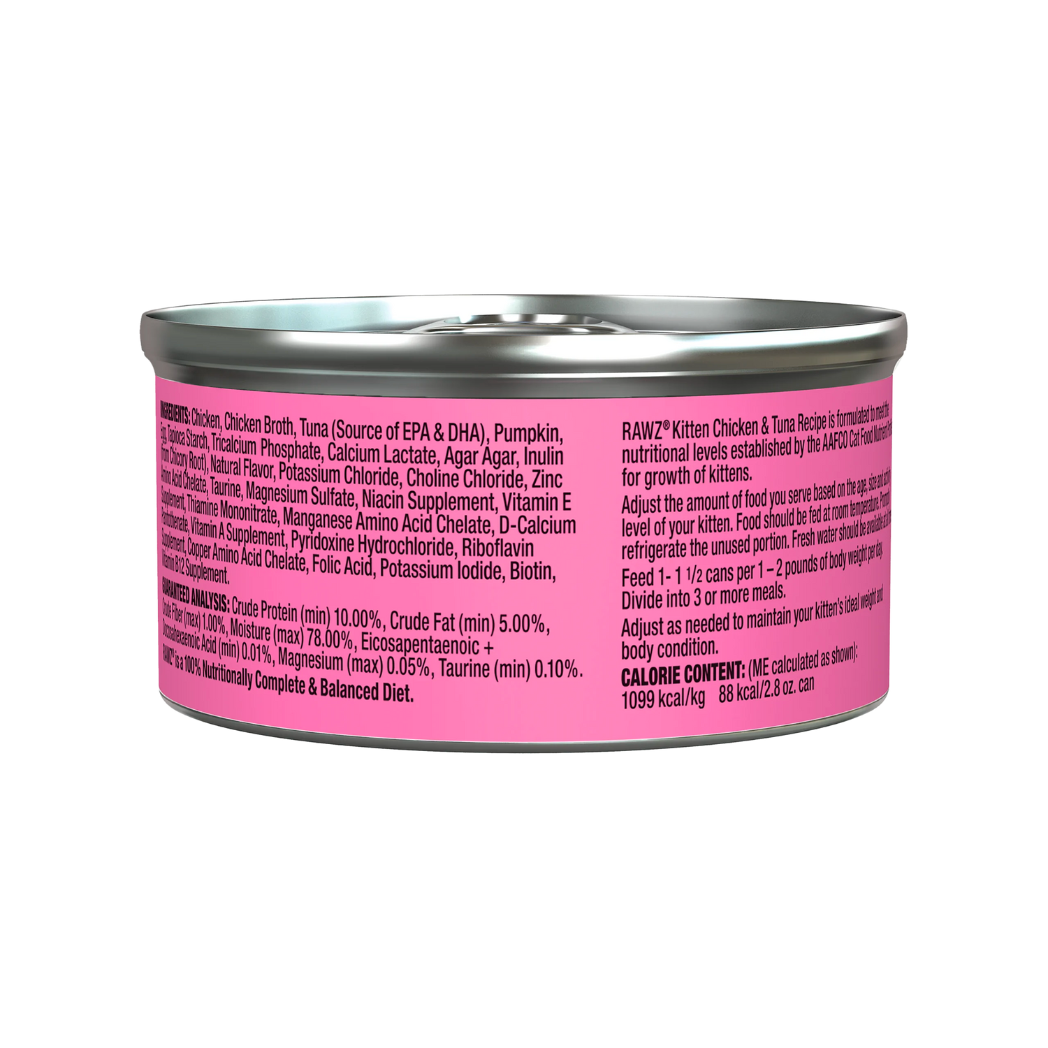 RAWZ Solutions Kitten Chicken & Tuna Wet Cat Food