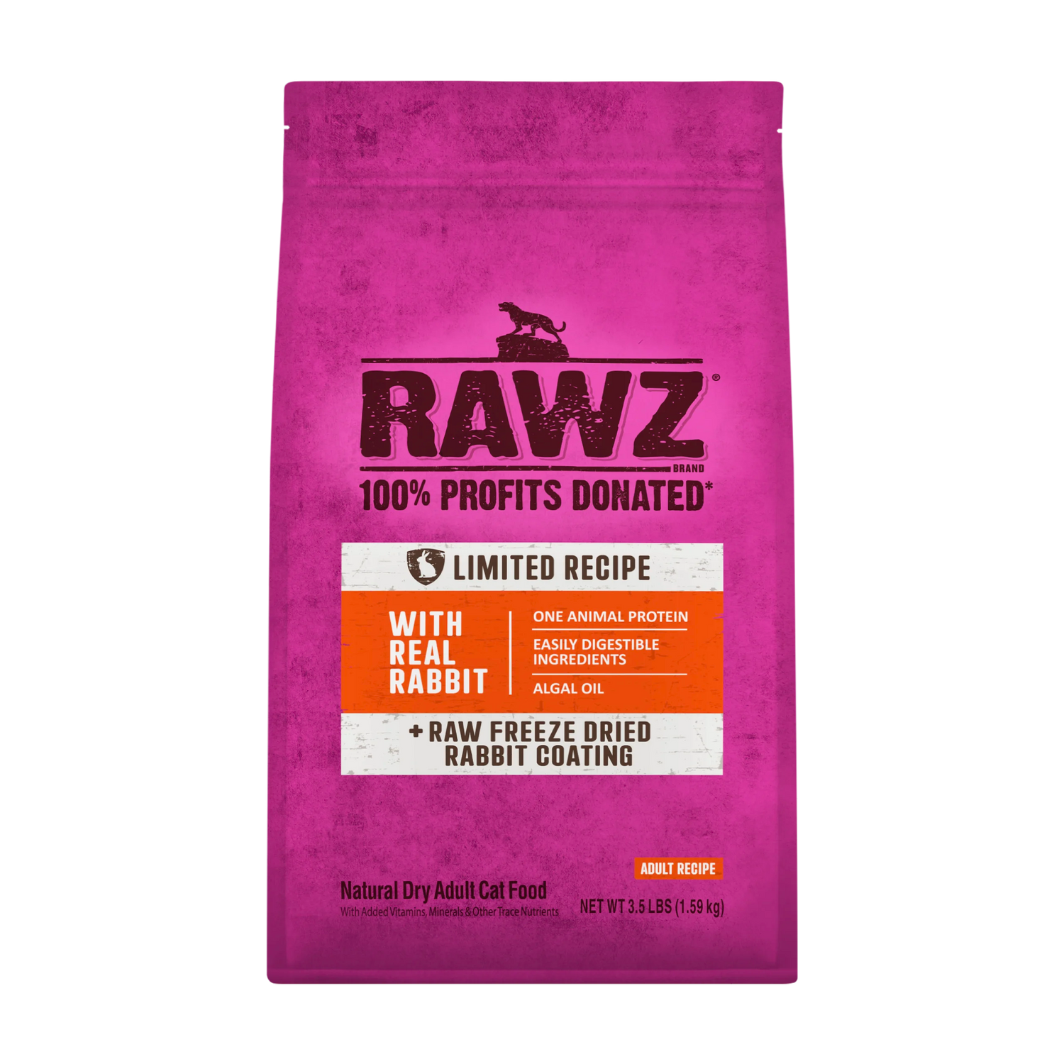 RAWZ LID Rabbit Dry Cat Food