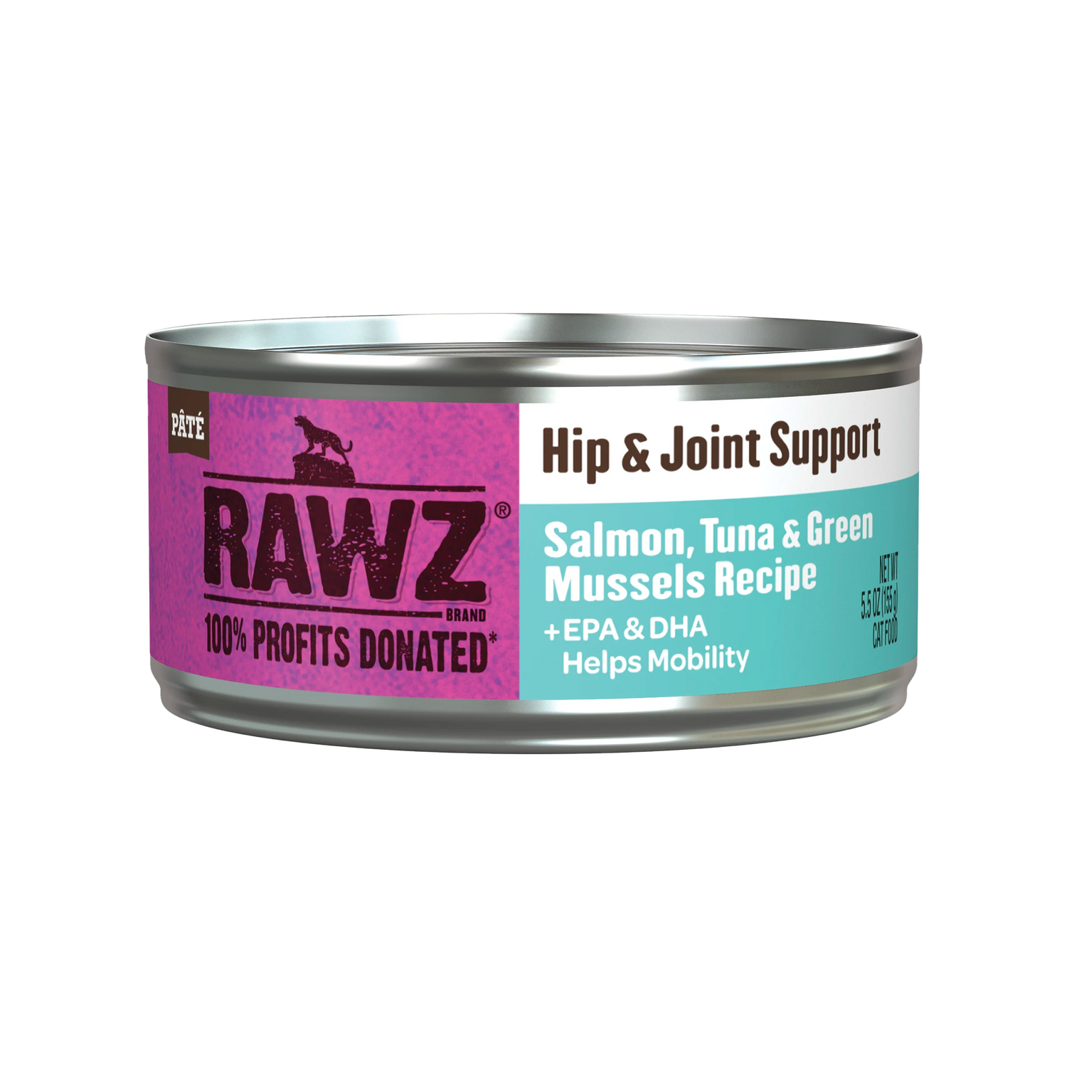 RAWZ Solutions Hip & Joint Salmon & Green Mussel Wet Cat Food