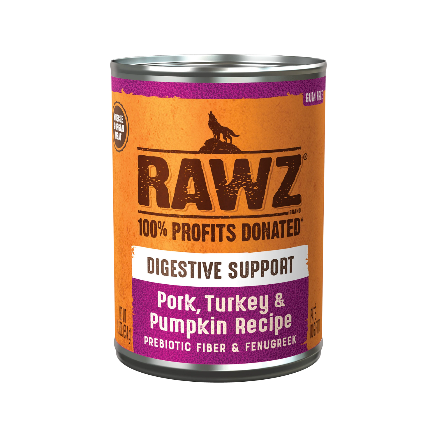 RAWZ Digestive Pork Turkey & Pumpkin Pate Wet Dog Food