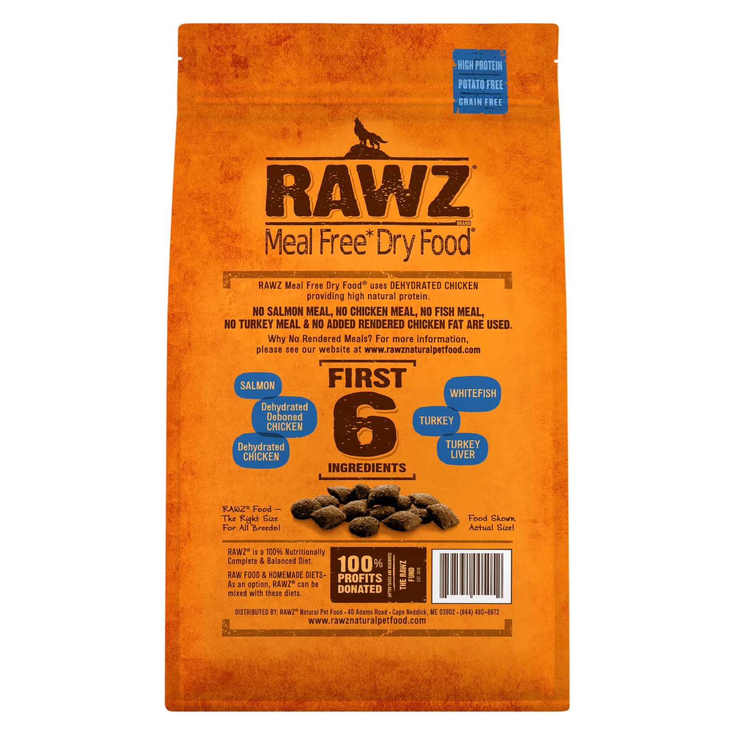 RAWZ Fish Dry Dog Food