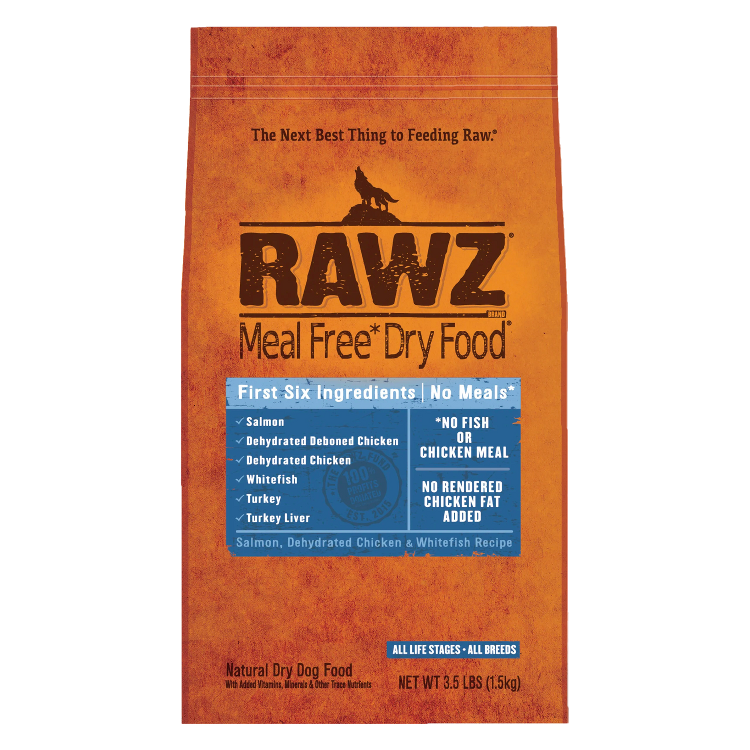 RAWZ Fish Dry Dog Food