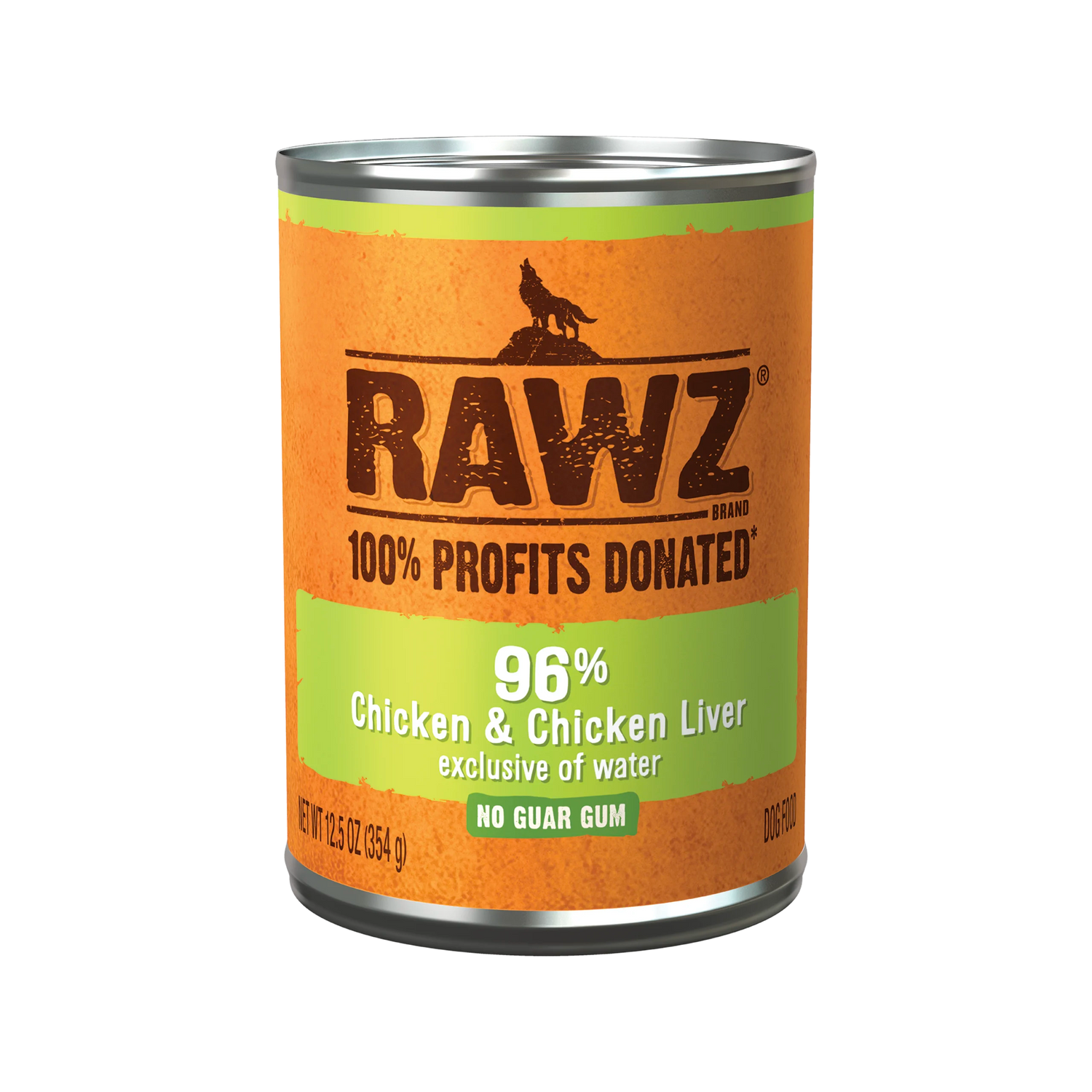 RAWZ 96% Chicken & Chicken Liver Wet Dog Food