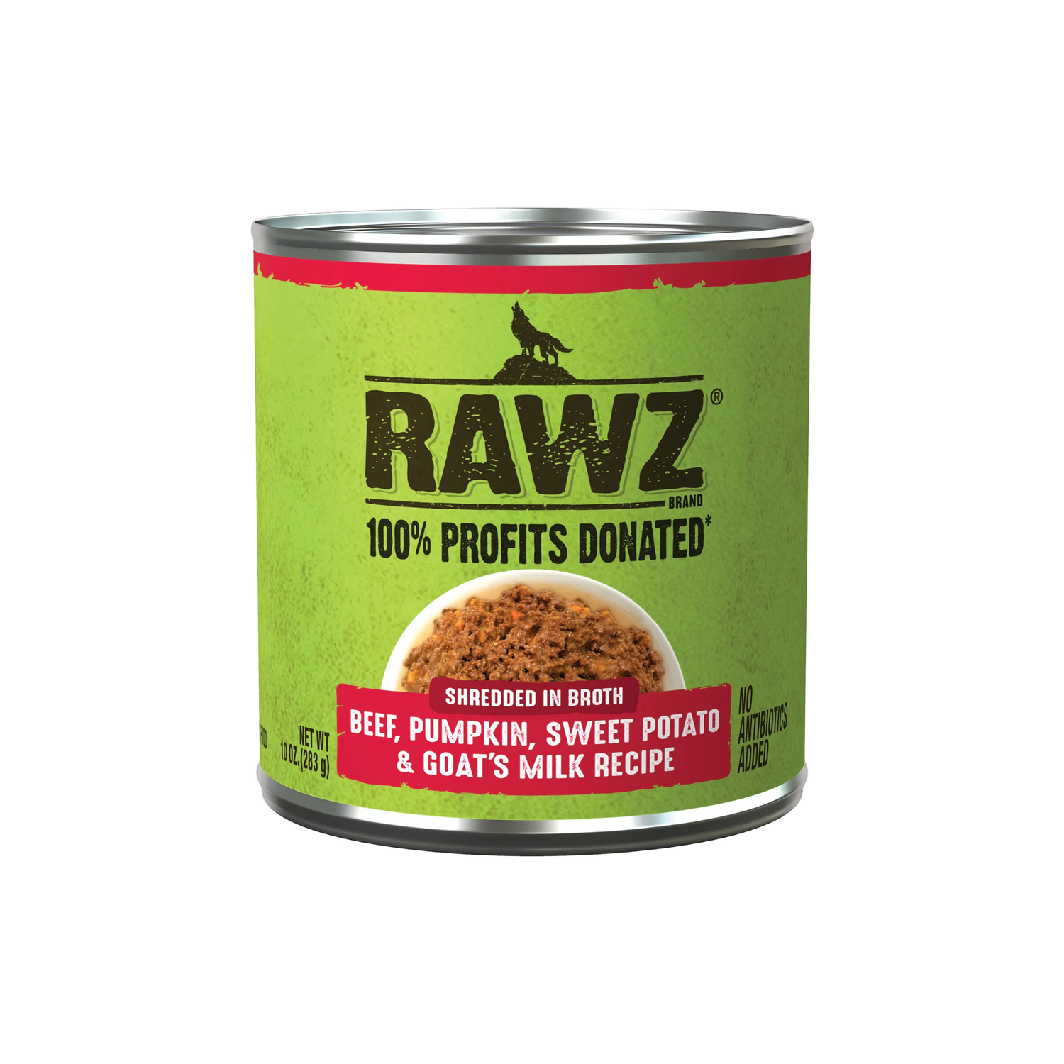 RAWZ Shredded Beef Pumpkin SW Pot & Goat Milk Wet Dog Food