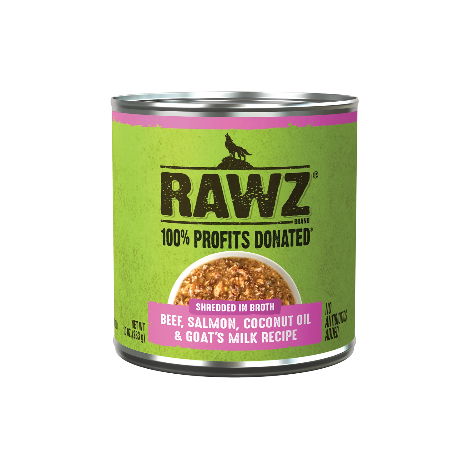 RAWZ Shredded Beef Salmon & Coconut Oil Wet Dog Food