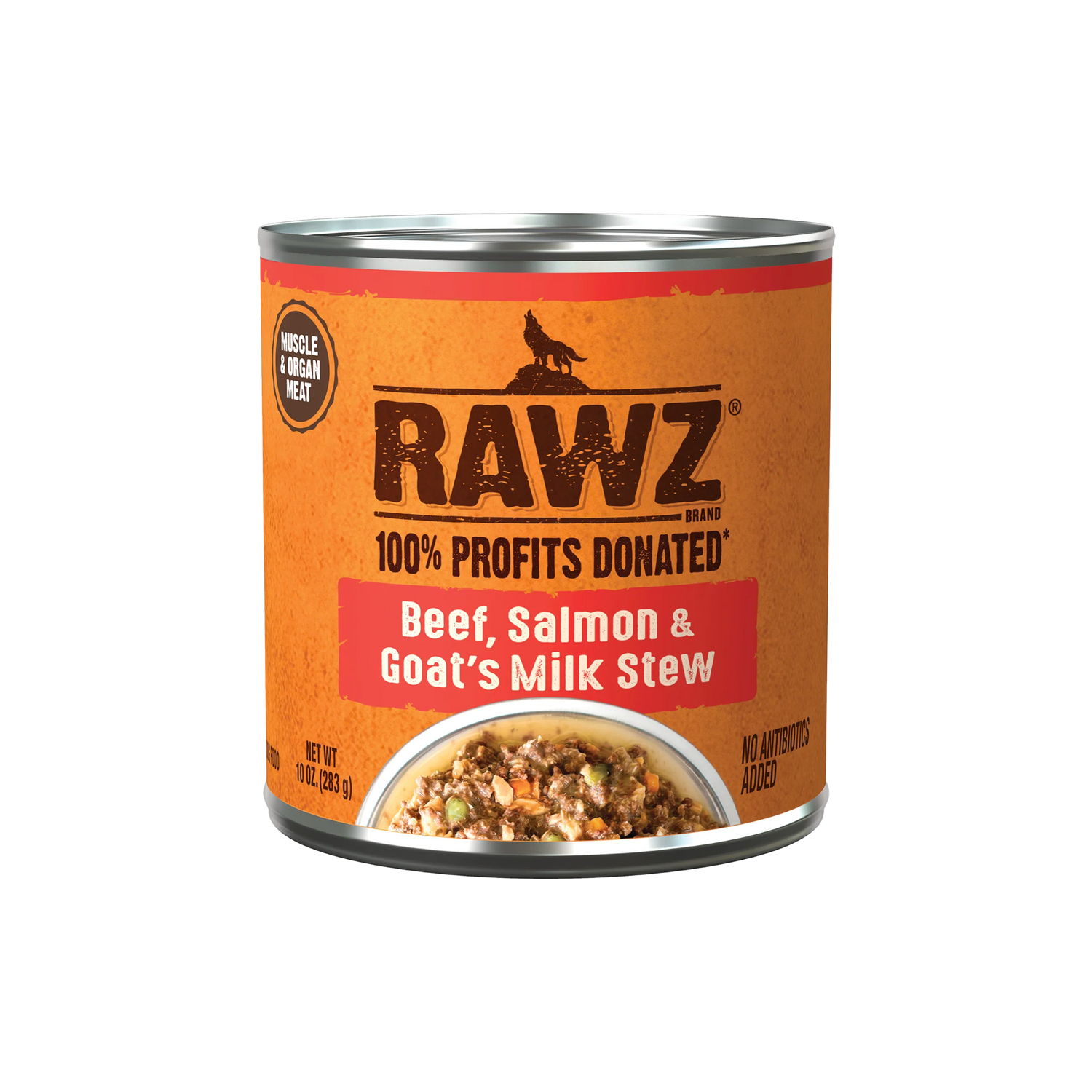 RAWZ Goats Milk Stew Beef & Salmon Wet Dog Food