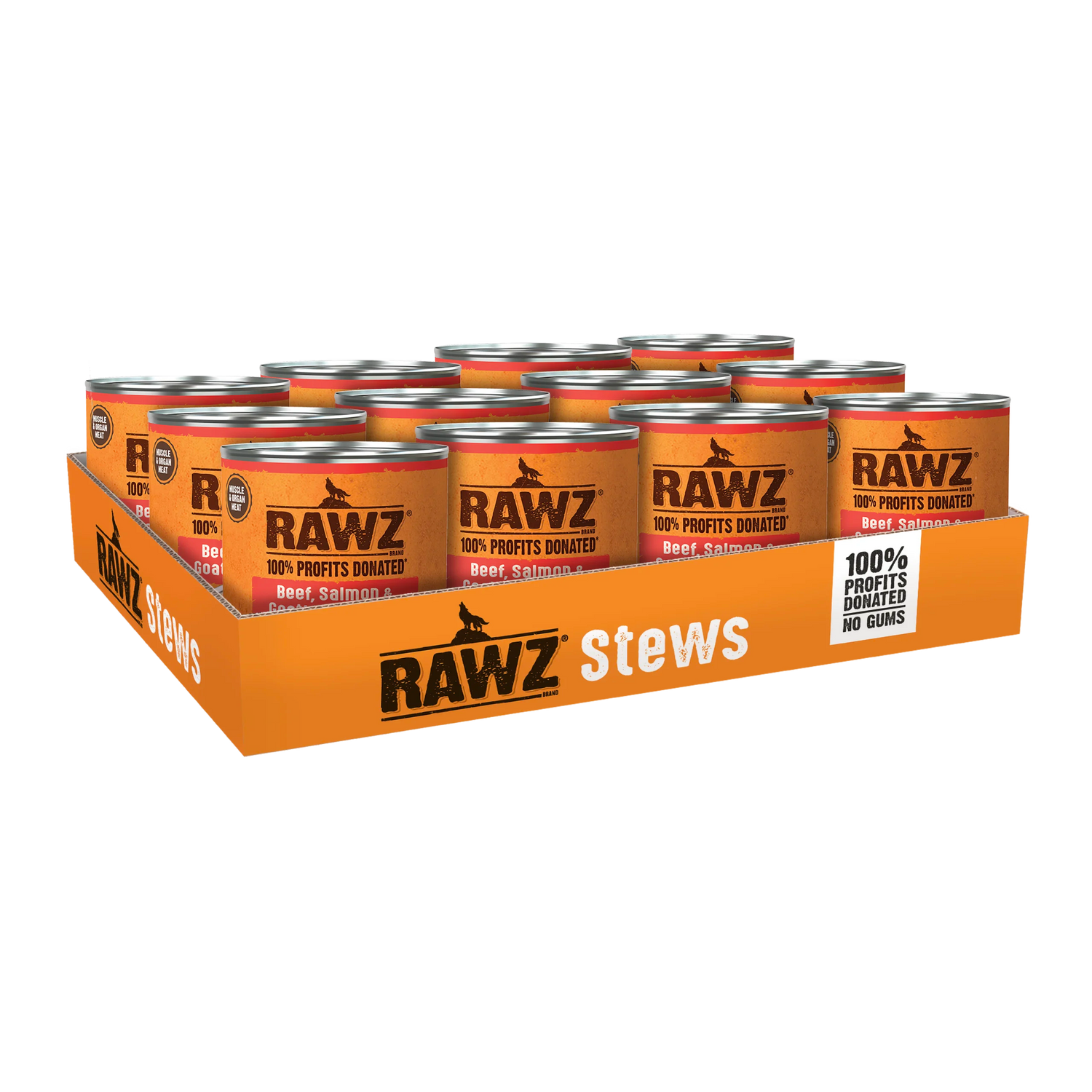 RAWZ Goats Milk Stew Beef & Salmon Wet Dog Food