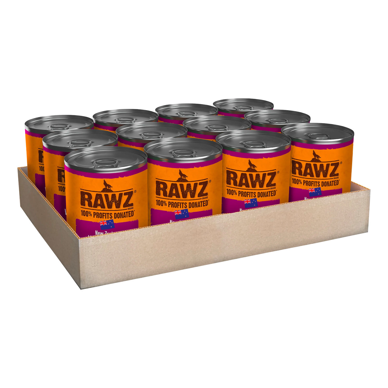 RAWZ 94% Venison Recipe with Goat's Milk Pate Dog Food