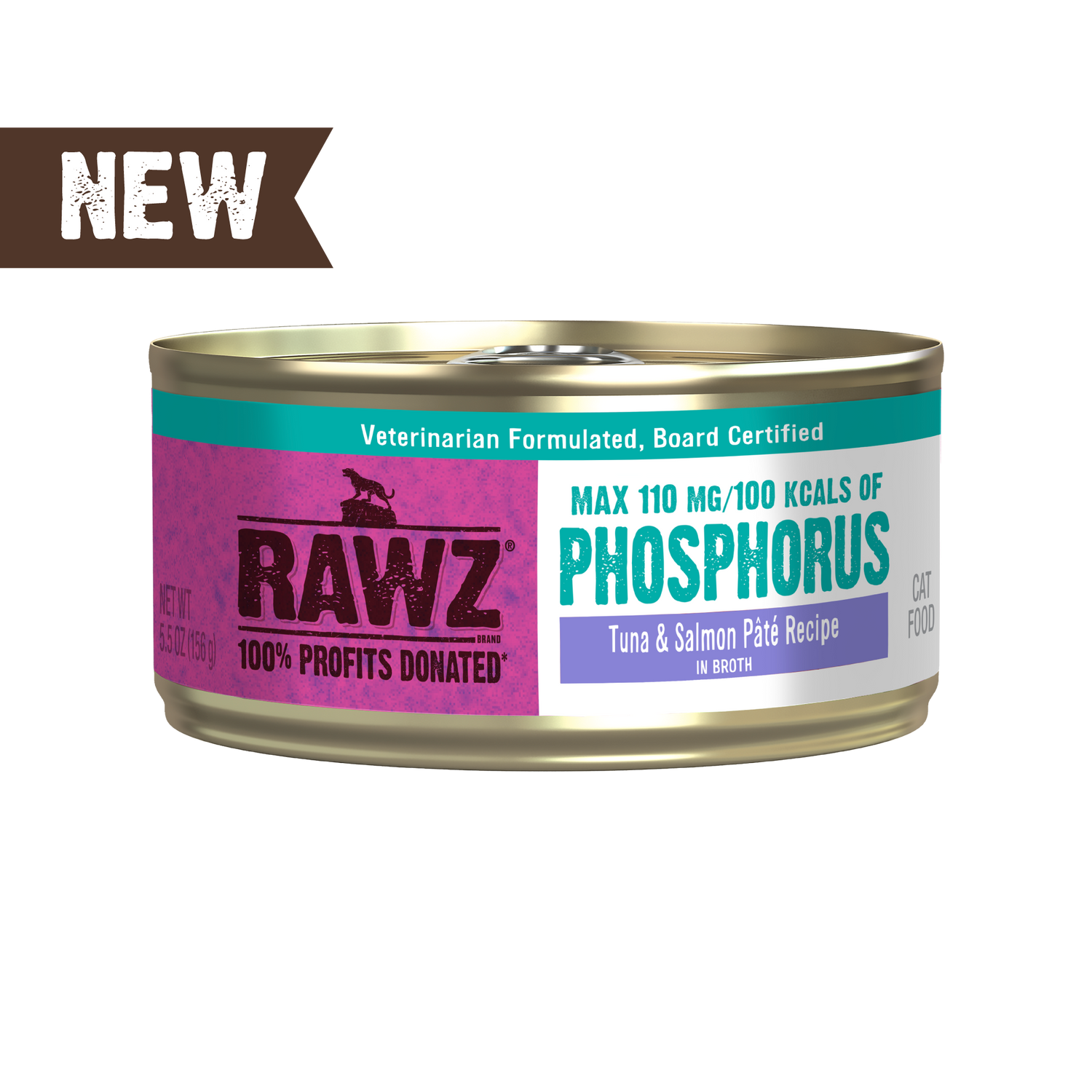 RAWZ Phosphorus Tuna & Salmon Pate Wet Cat Food