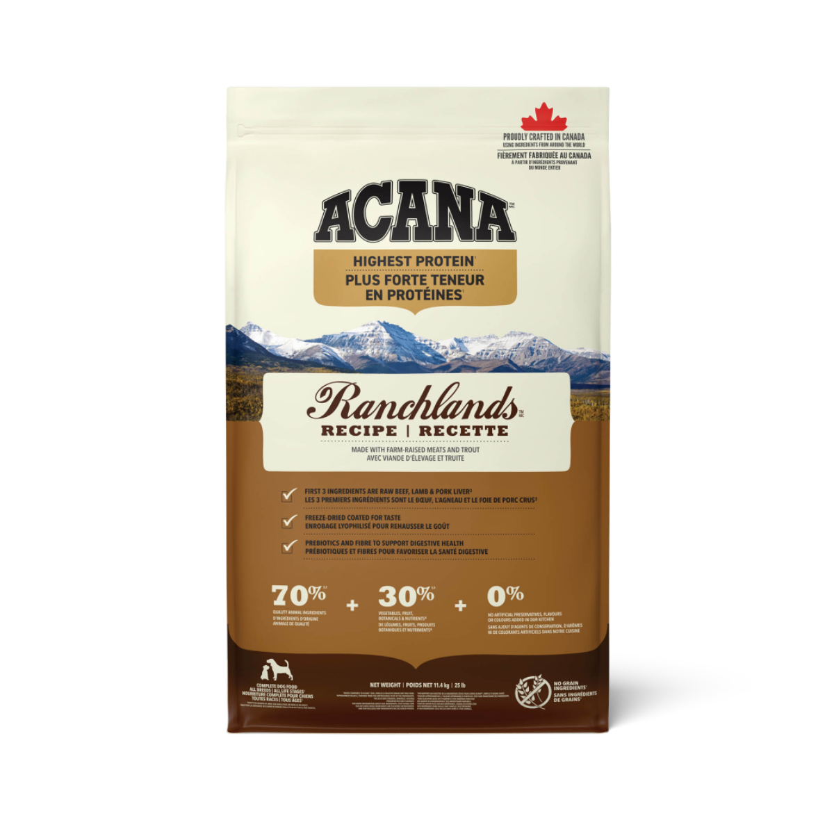 ACANA Highest Protein Ranchlands Dog Dry Food
