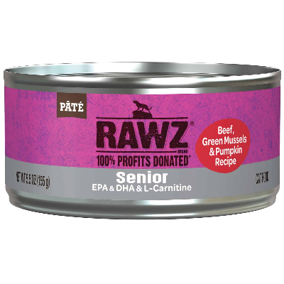 RAWZ Solutions Senior Beef Green Mussel & Pumpkin Wet Cat Food