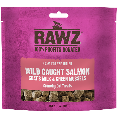 RAWZ Freeze Dried Salmon & Goats Milk cat Treat