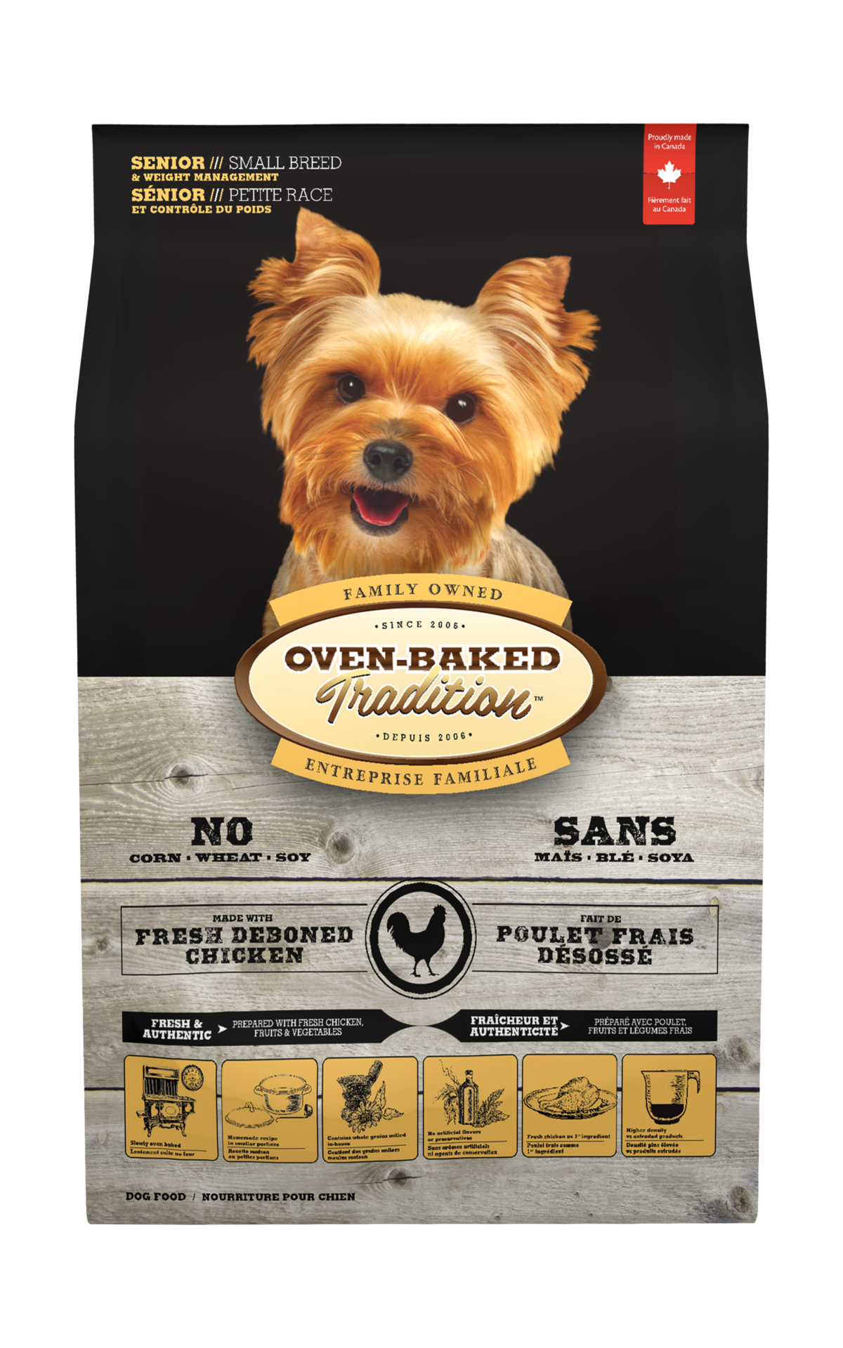 Oven-Baked Tradition Senior Small Breed Chicken Dog Dry Food