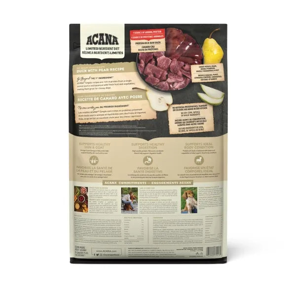 ACANA Singles Duck + Pear Recipe Dog Dry Food