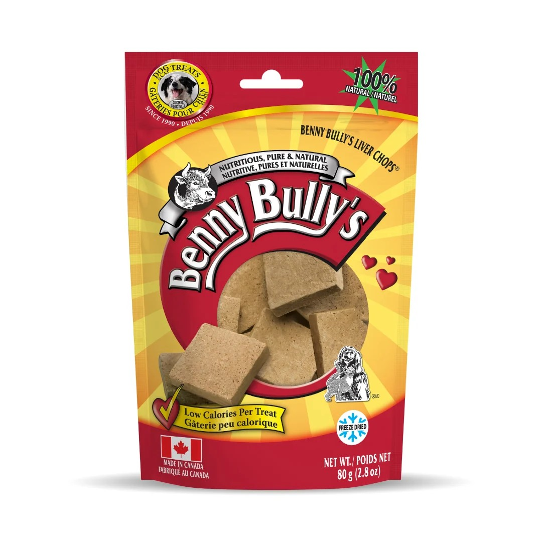 Benny Bullys Liver Chops Dog Treats