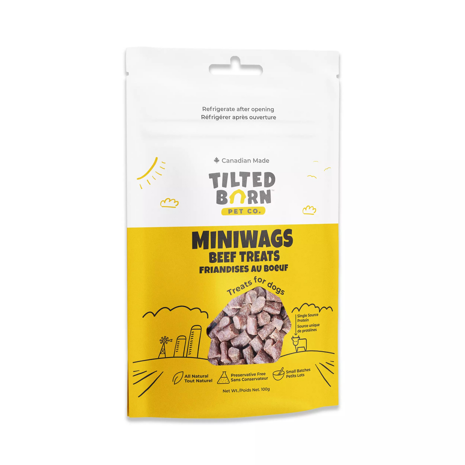 Tilted Barn Pet Co. Beef MiniWags Treats