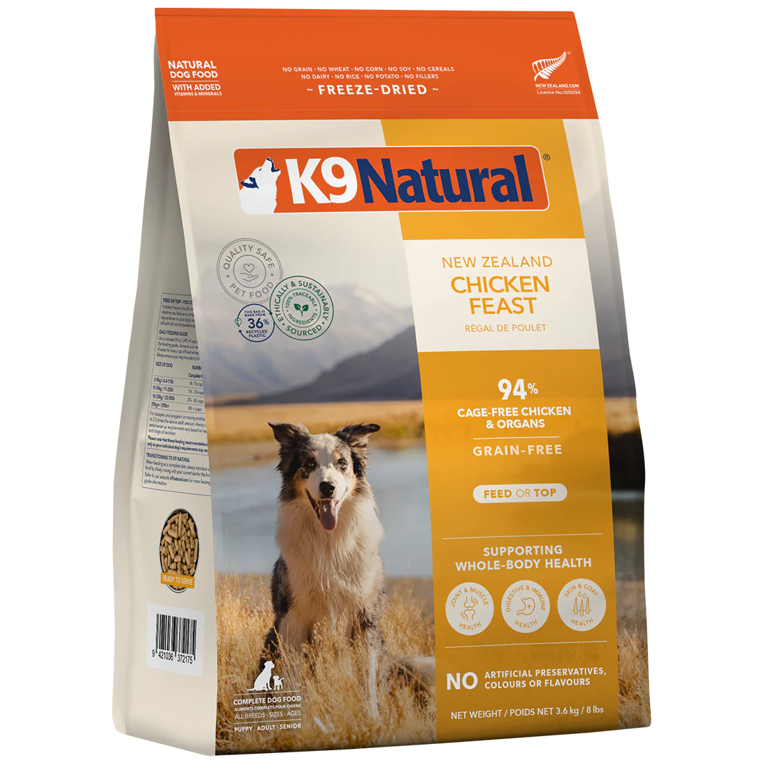 K9 Natural Chicken Freeze-Dried Dog Food
