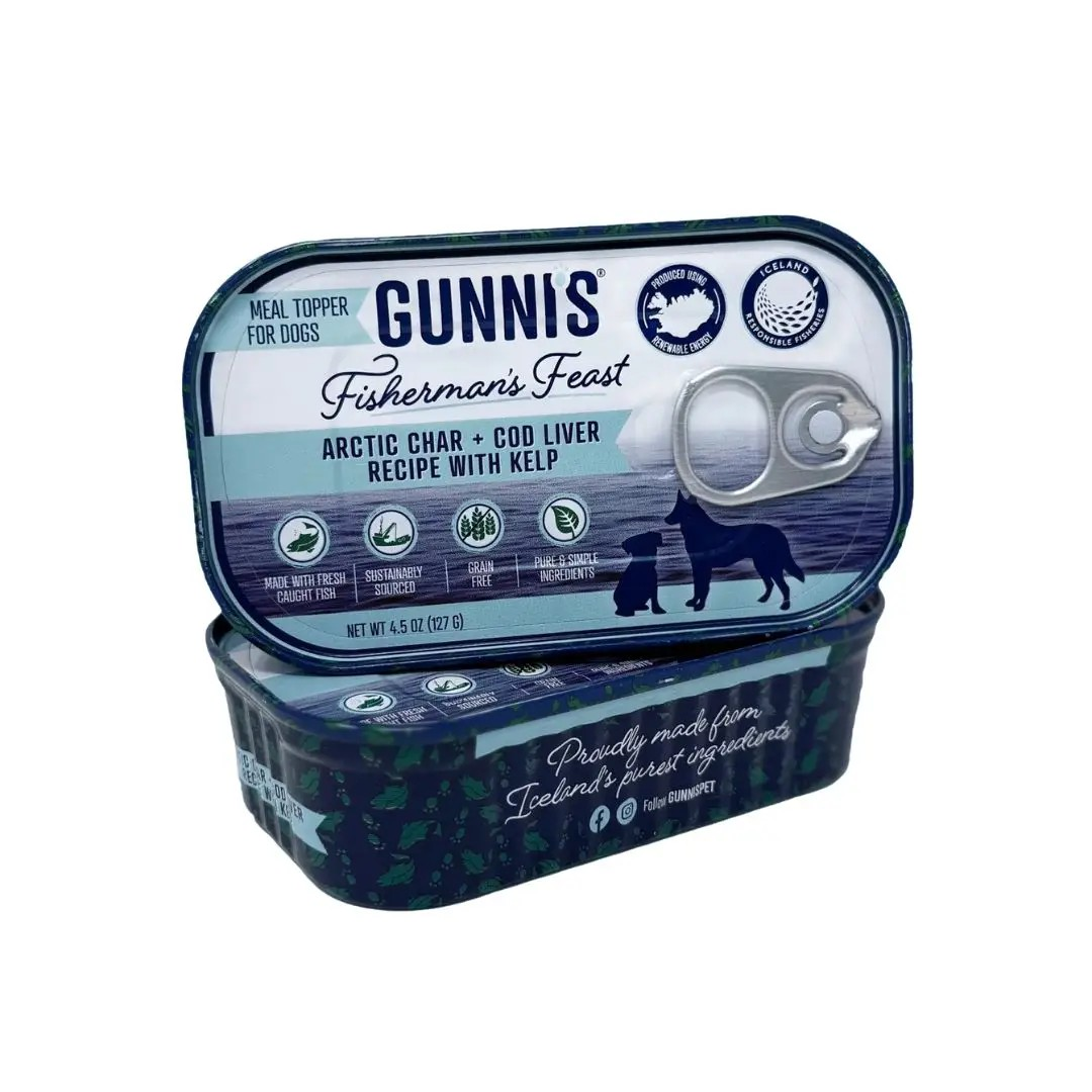 Gunni's Char & Cod Liver Recipe w/Kelp Dog Wet Food Topper