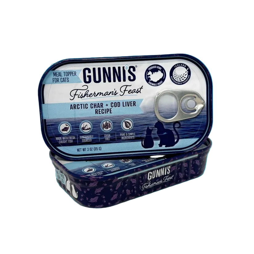 Gunni's Taste of Iceland Arctic Char & Cod Liver Recipe Cat Wet Food