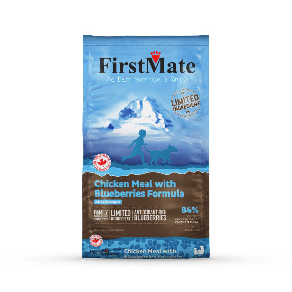 FirstMate Limited Ingredient Chicken Meal with Blueberries Dog Dry Food