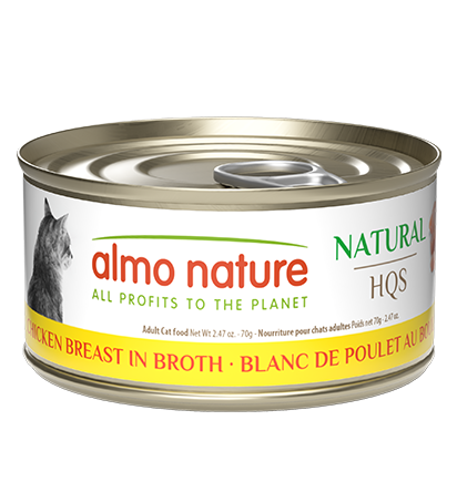 Almo Nature Natural HQS Chicken Breast in broth Cat Wet Food